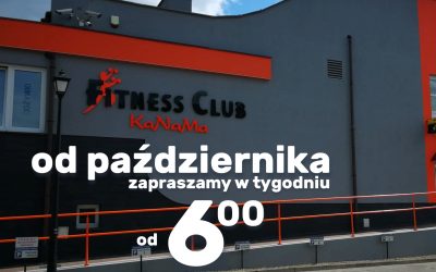 w październiku w tygodniu otwarte od 6.00!